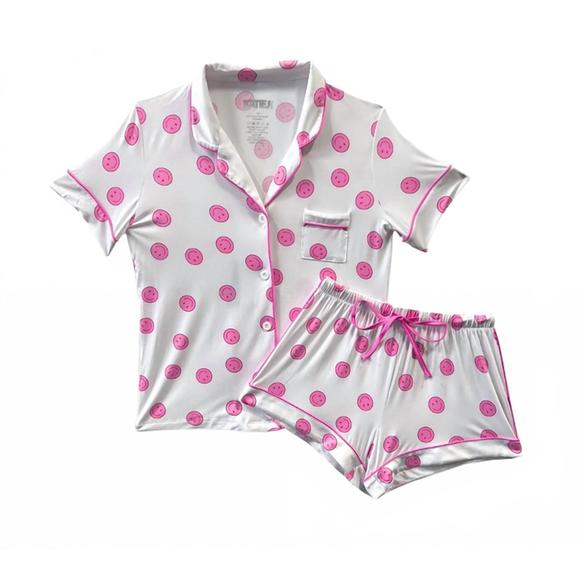 KatieJ Lynn Short Pajama Set, Berries and Cream main image 1